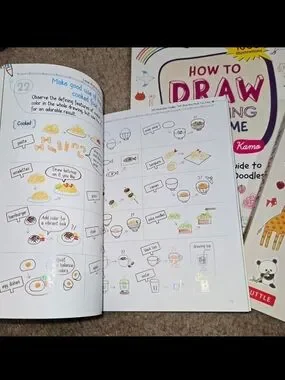 AMO | Toys | Brand New Kids Drawing Book Set How To Draw Doodle | Poshmark